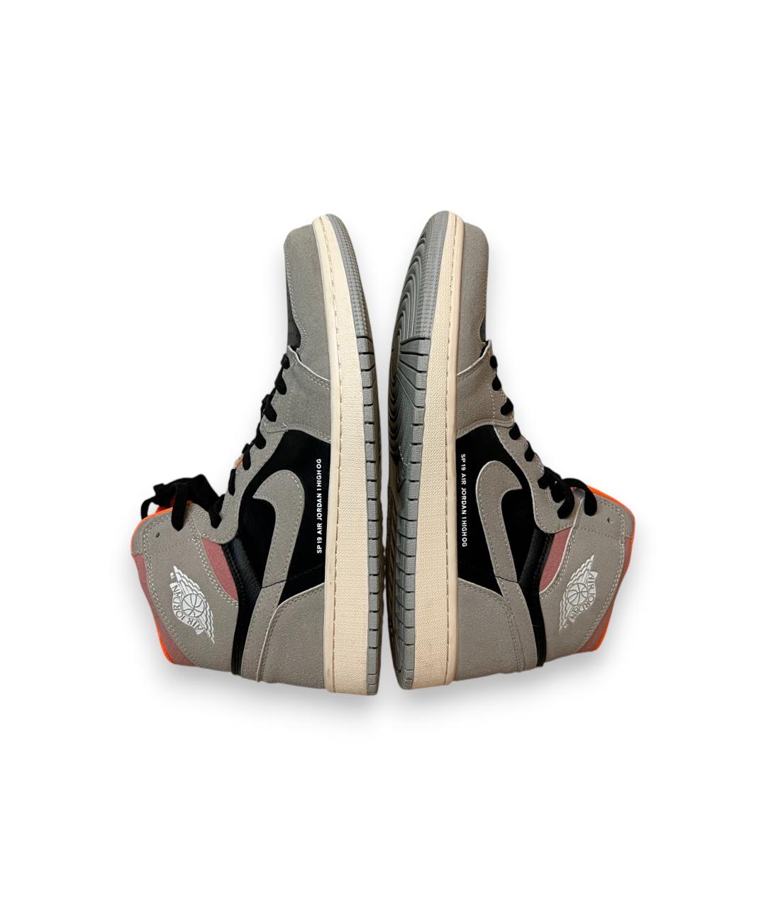 NIKE Серые высокие кроссовки / кеды, фото 3