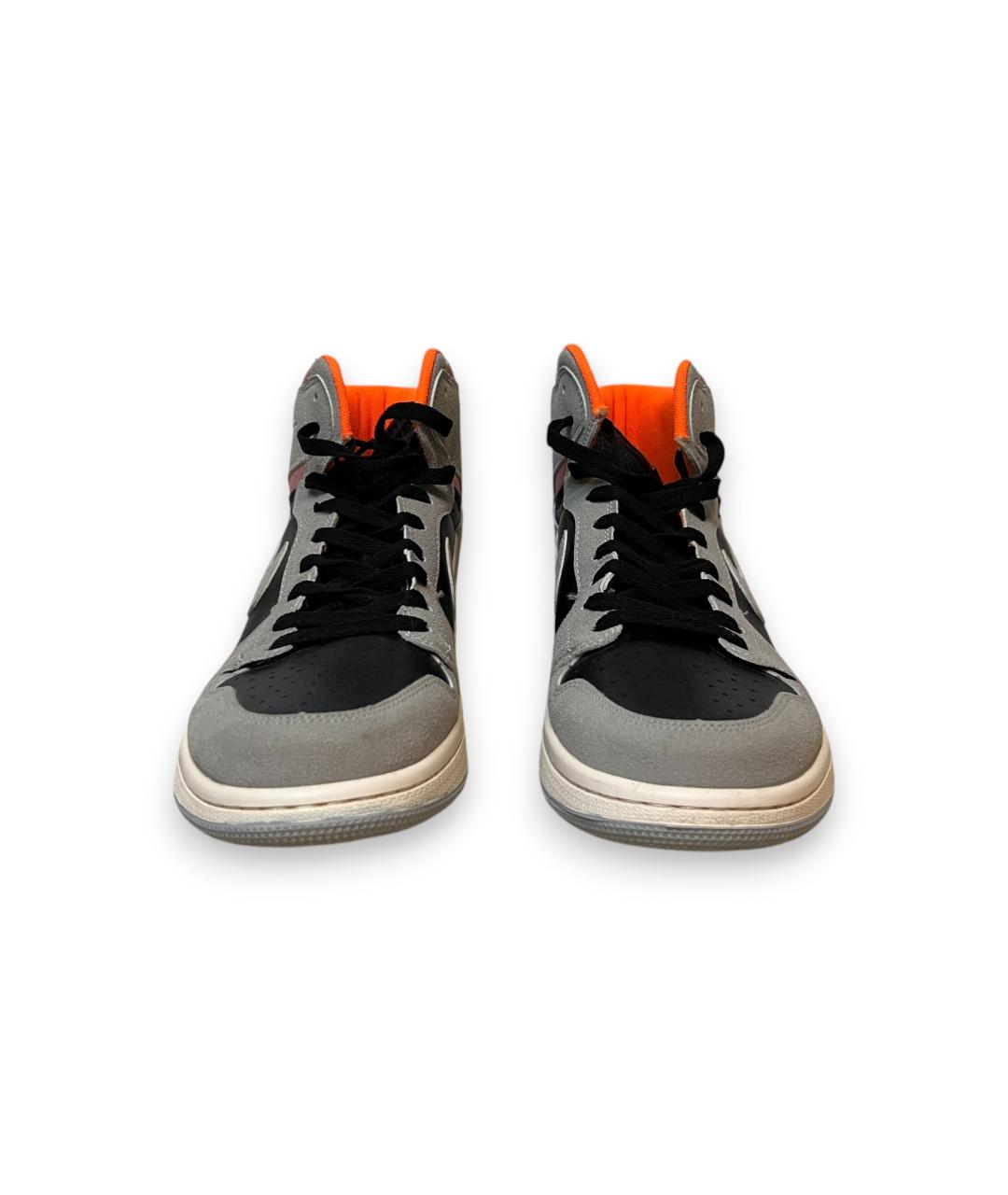 NIKE Серые высокие кроссовки / кеды, фото 4