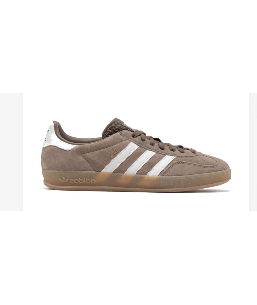 ADIDAS Коричневые кожаные кеды, фото 9