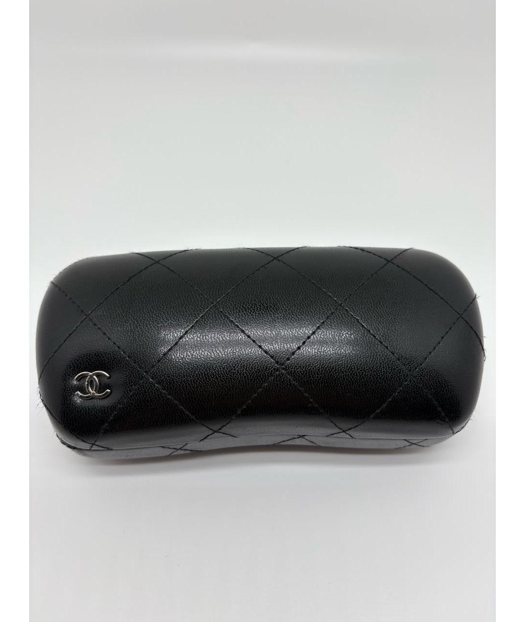 CHANEL Черные металлические солнцезащитные очки, фото 4