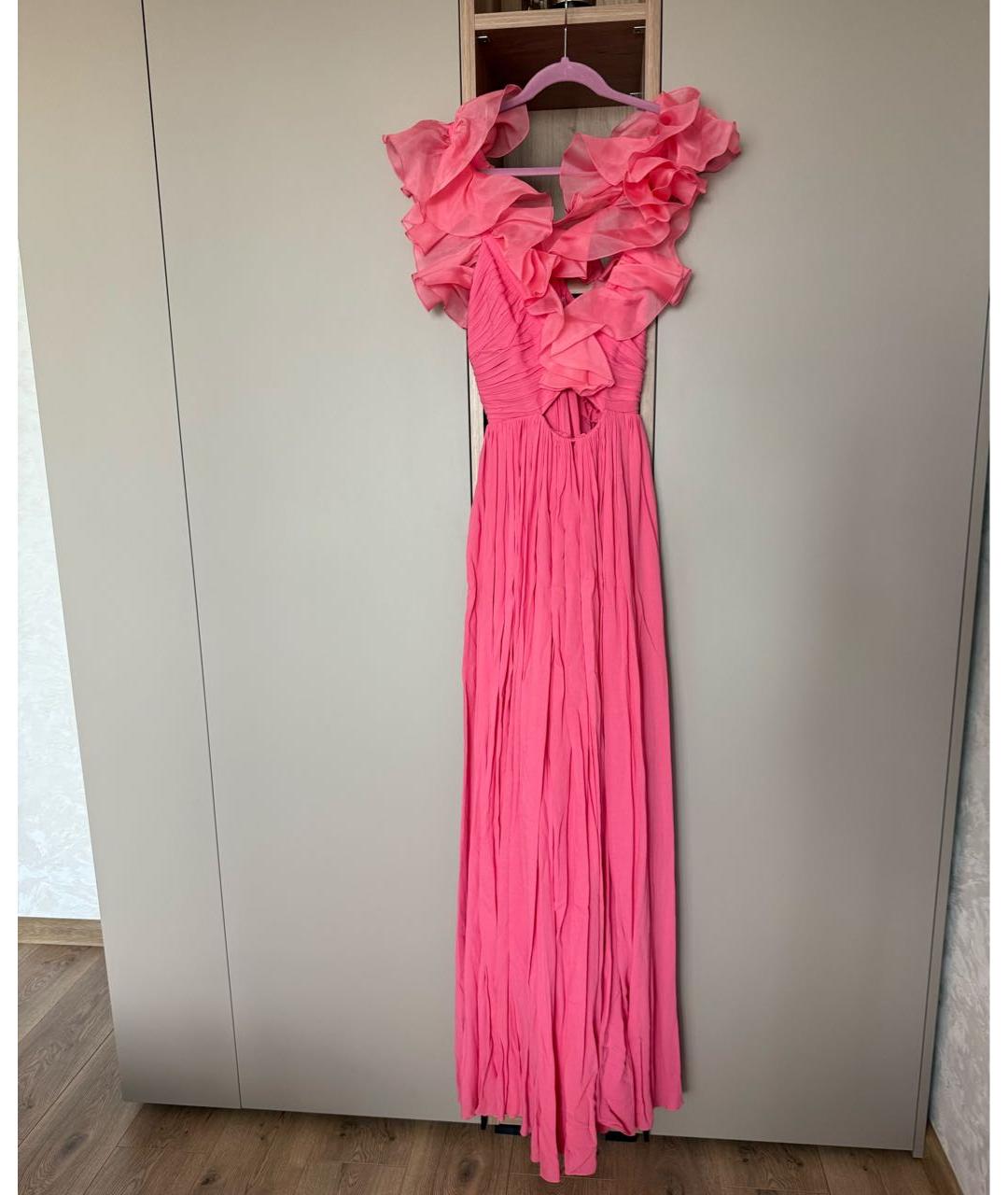 GIAMBATTISTA VALLI Коралловое вечернее платье, фото 4