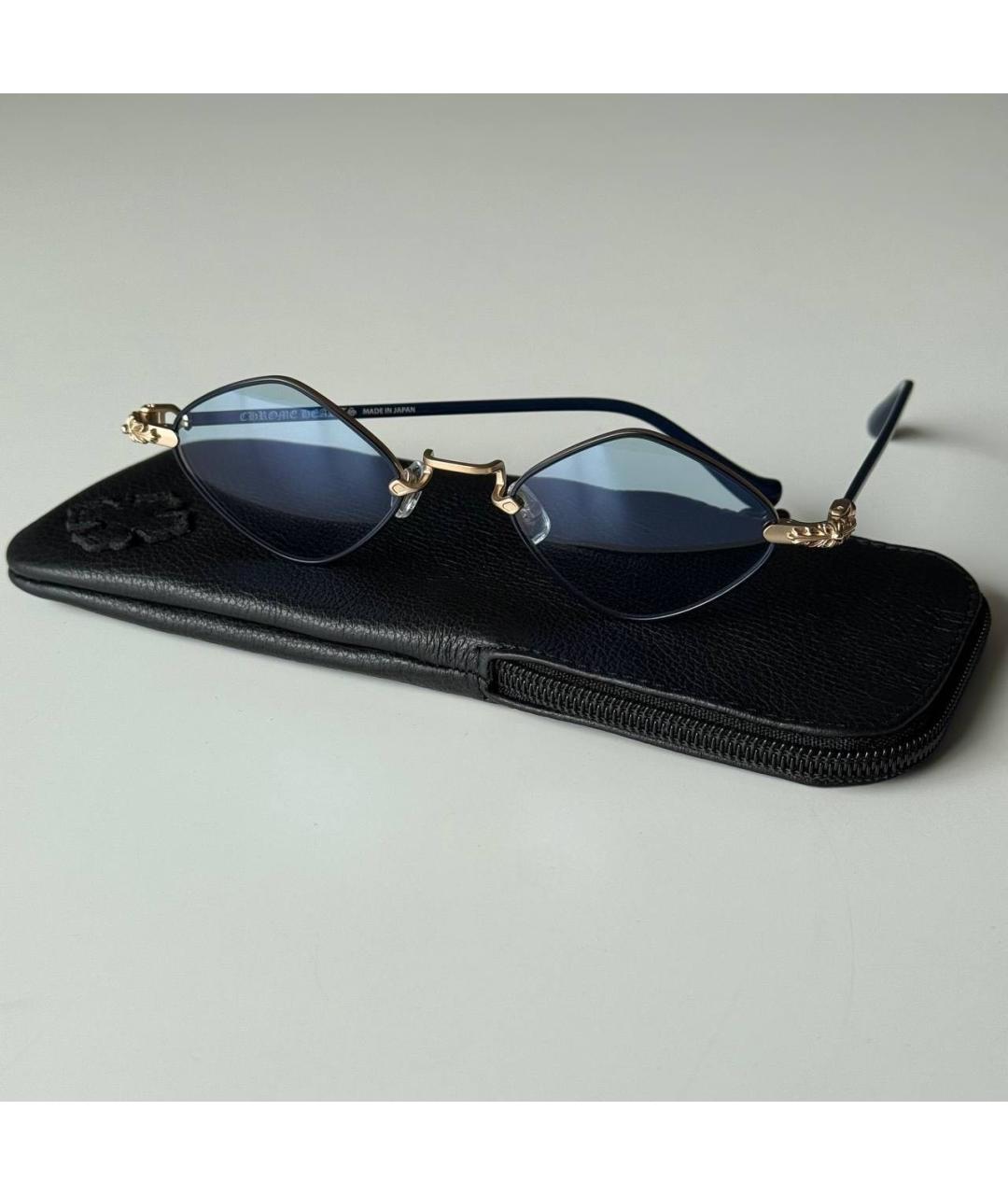 CHROME HEARTS Синие солнцезащитные очки, фото 2
