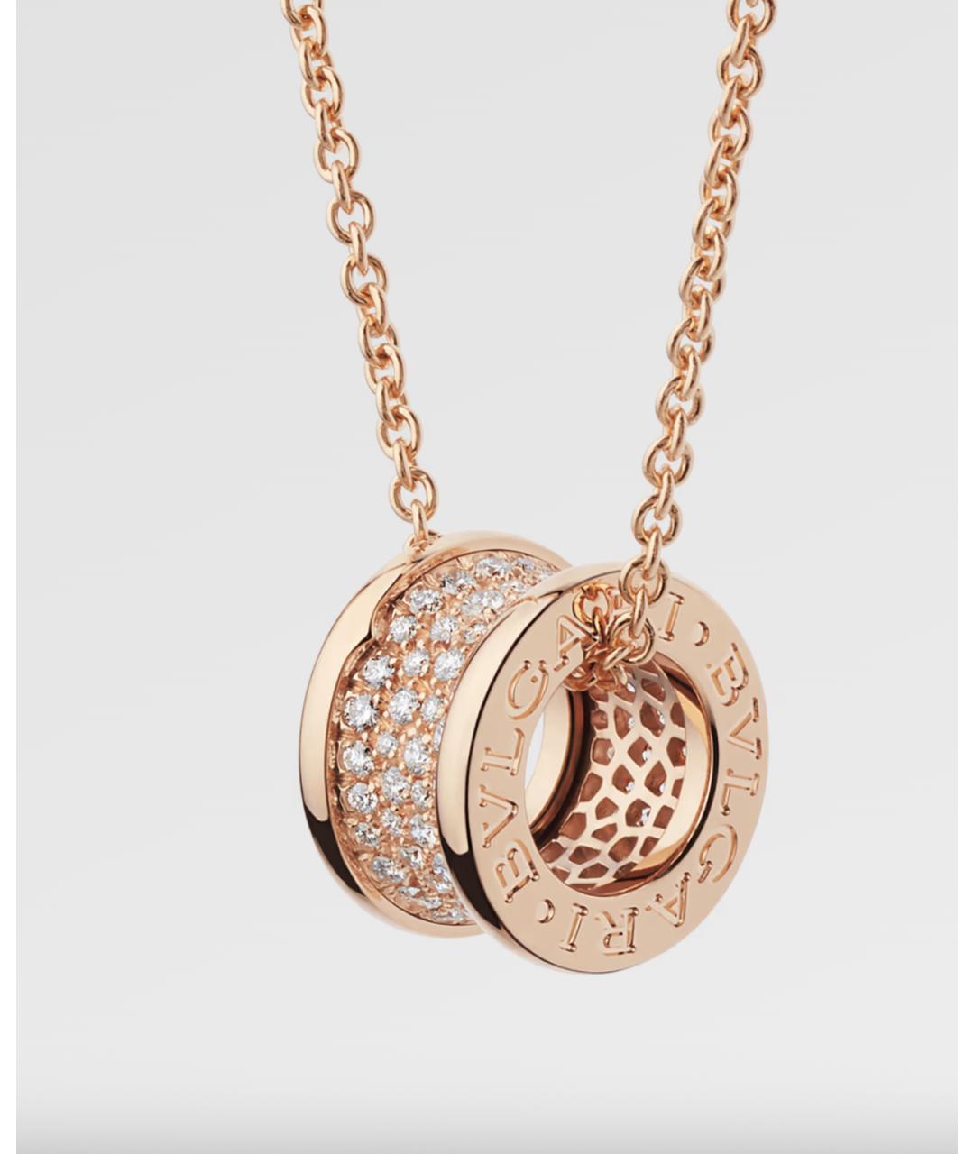 BVLGARI Розовое колье из розового золота, фото 8