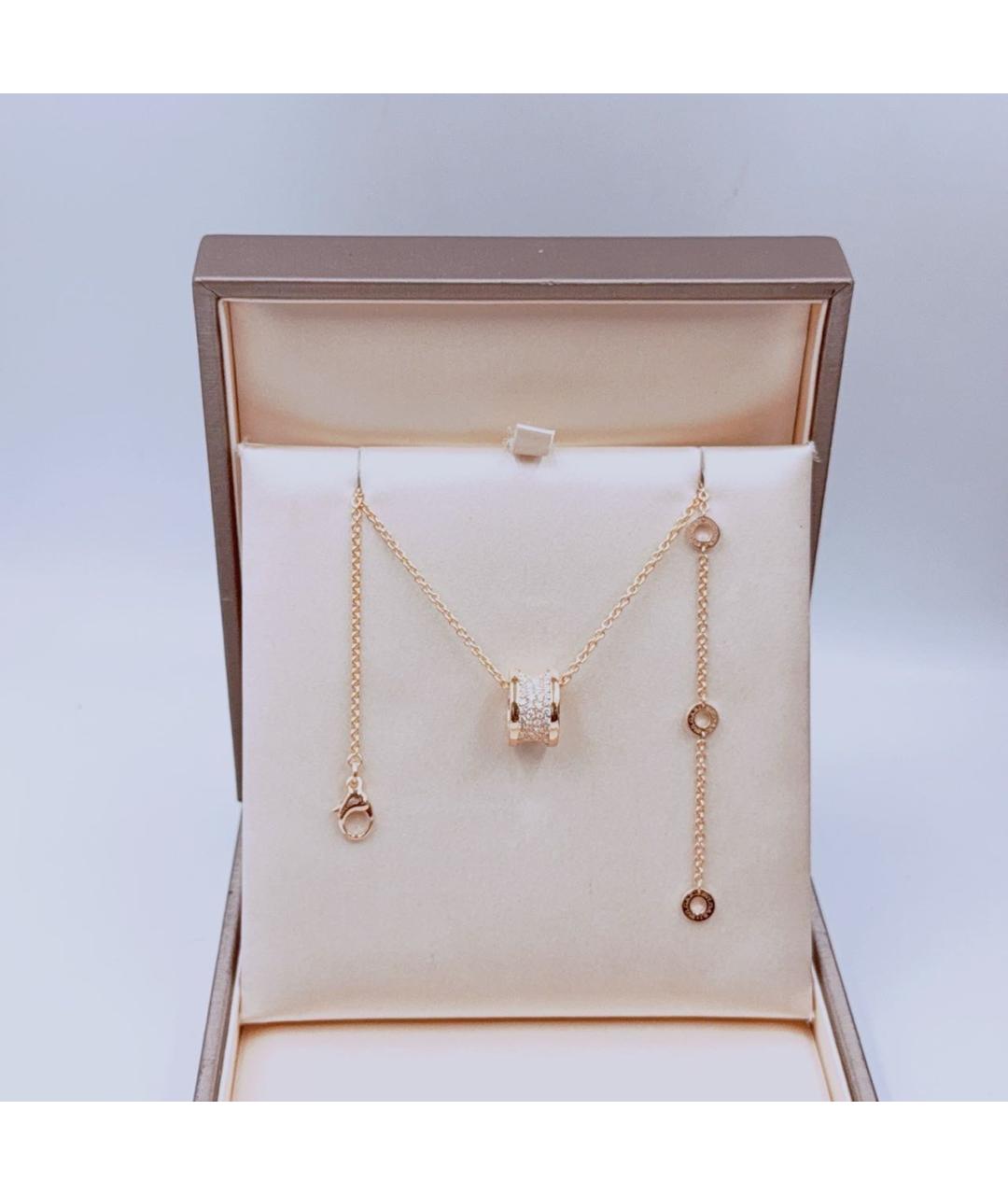 BVLGARI Розовое колье из розового золота, фото 3