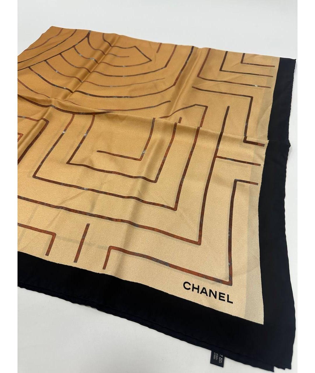 CHANEL Мульти шелковый платок, фото 5