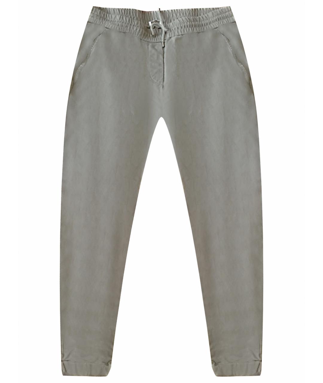 BRUNELLO CUCINELLI Зеленые хлопковые спортивные брюки и шорты, фото 6