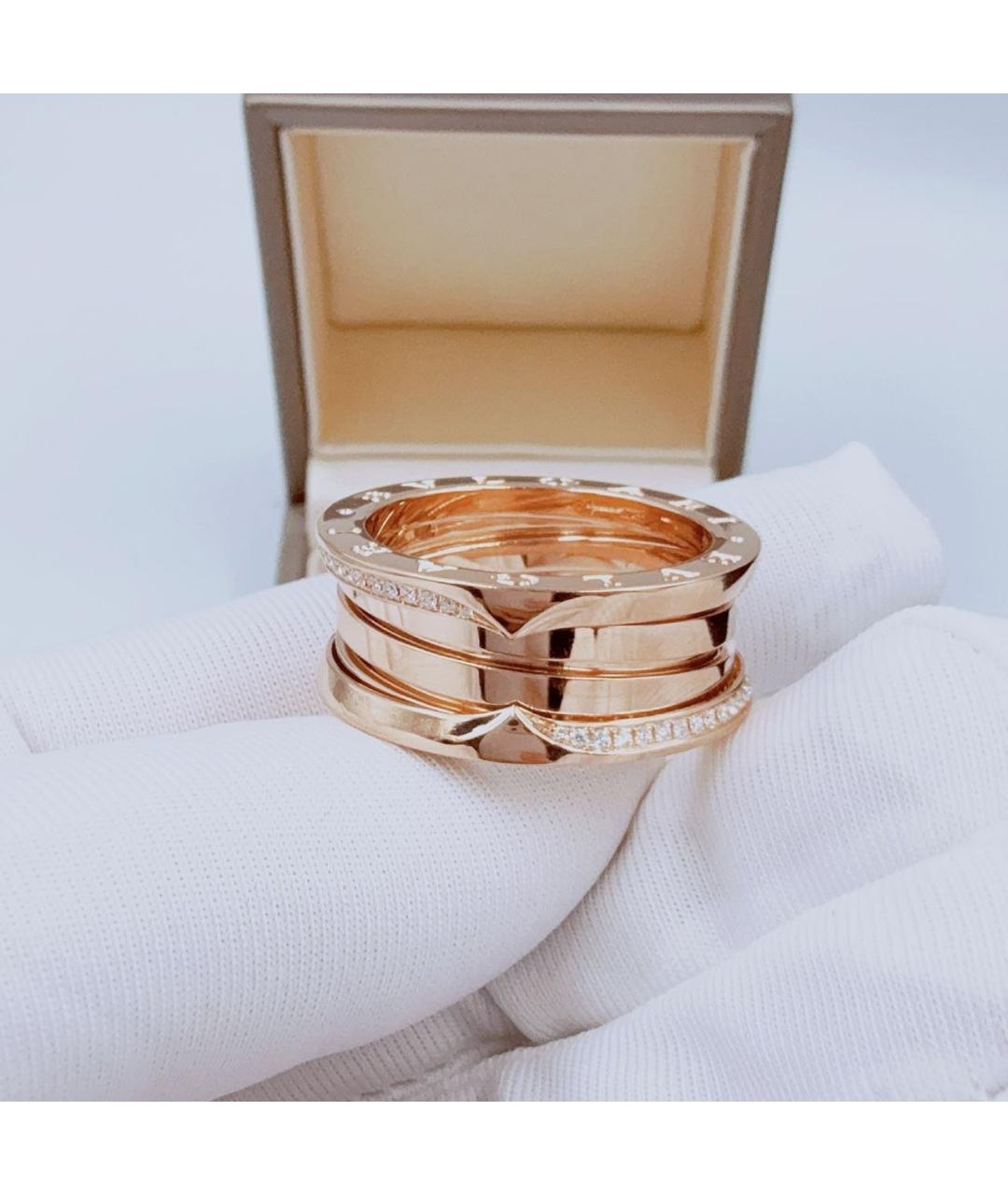 BVLGARI Розовое кольцо из розового золота, фото 3