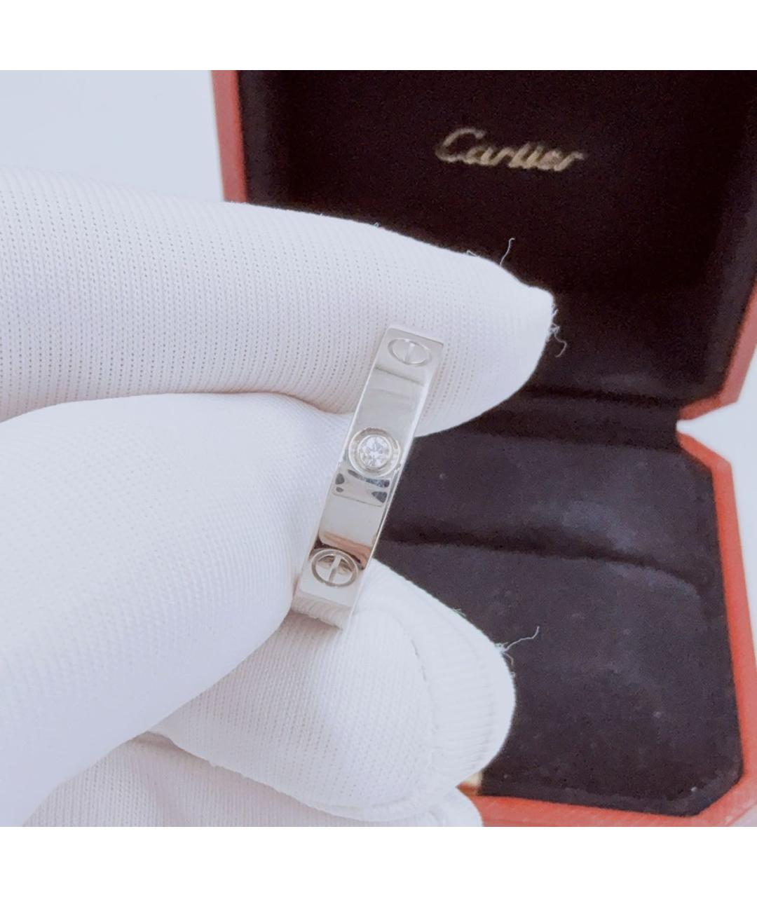CARTIER Серебряное кольцо из белого золота, фото 4