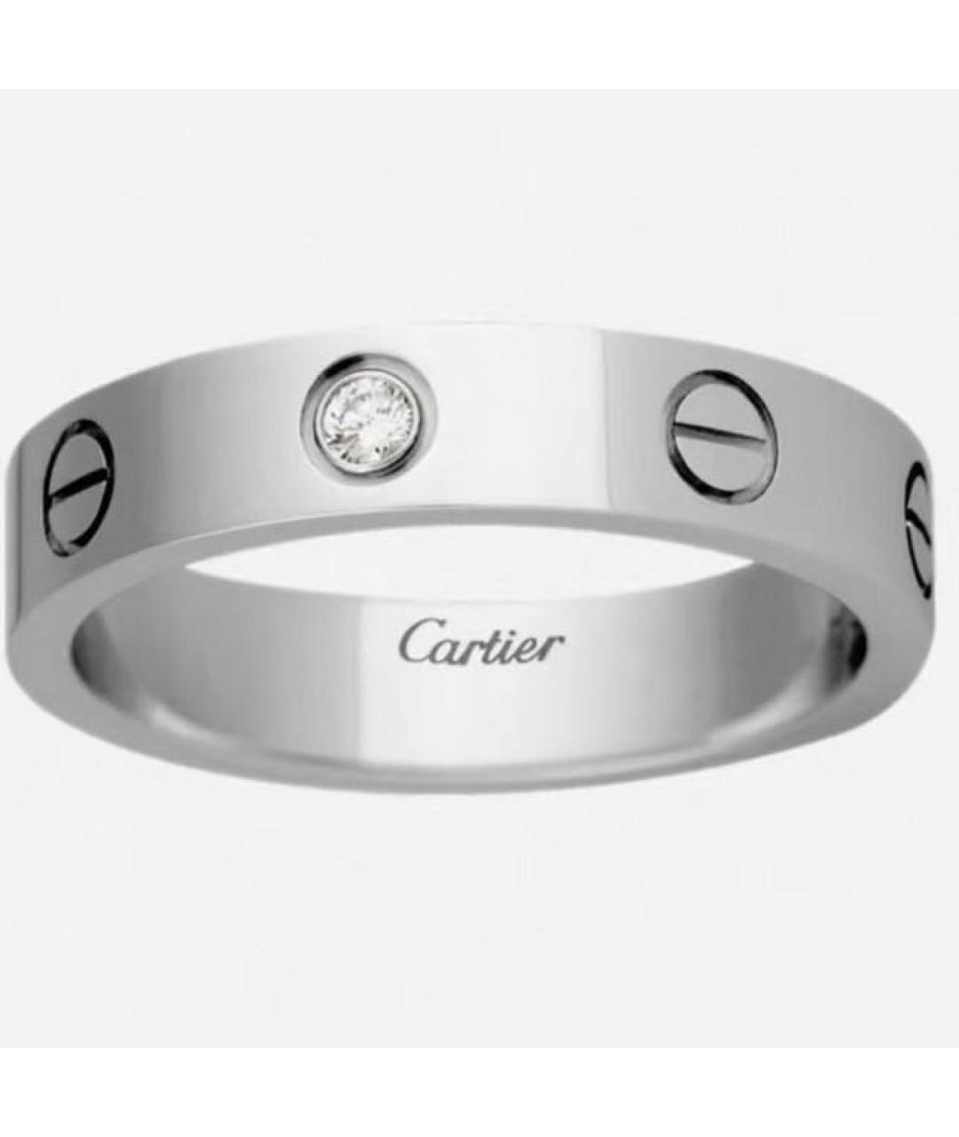CARTIER Серебряное кольцо из белого золота, фото 6