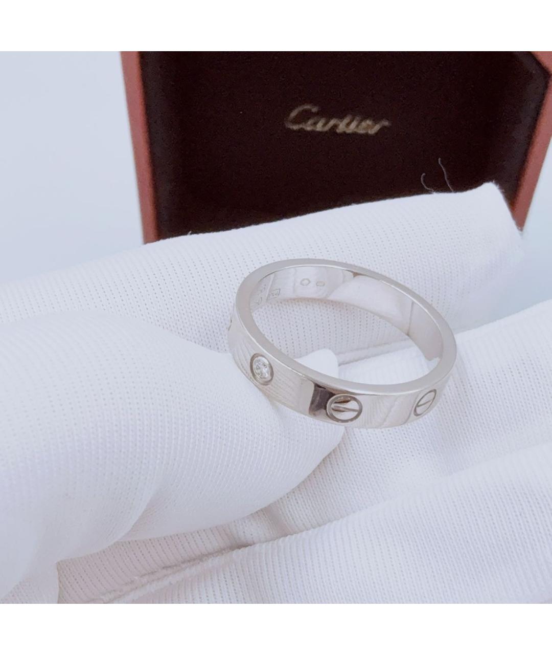 CARTIER Серебряное кольцо из белого золота, фото 5