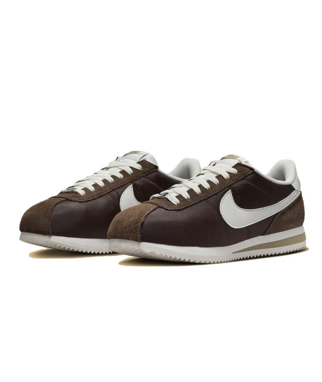 NIKE Коричневые замшевые кроссовки, фото 2