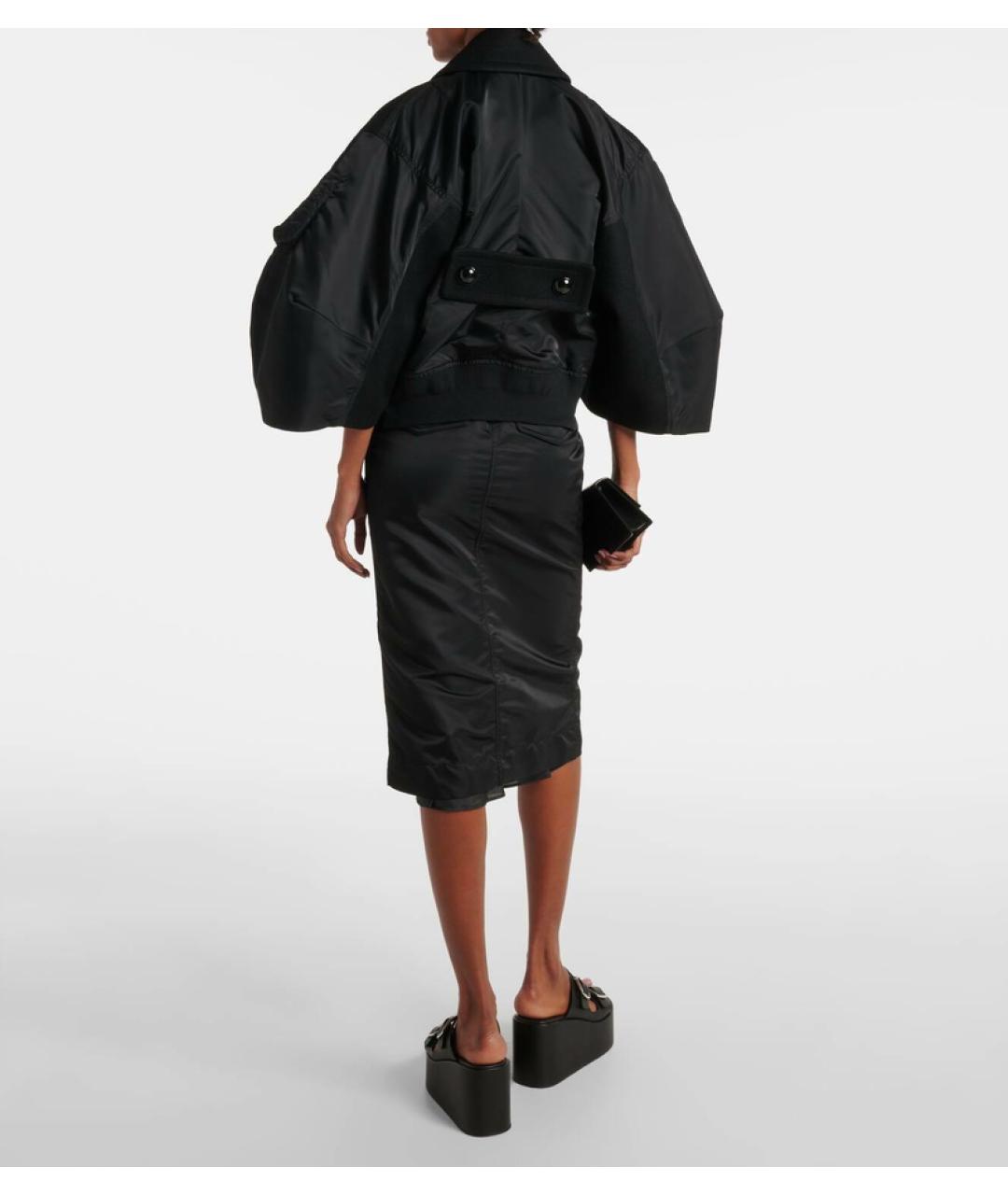SACAI Черная куртка, фото 4