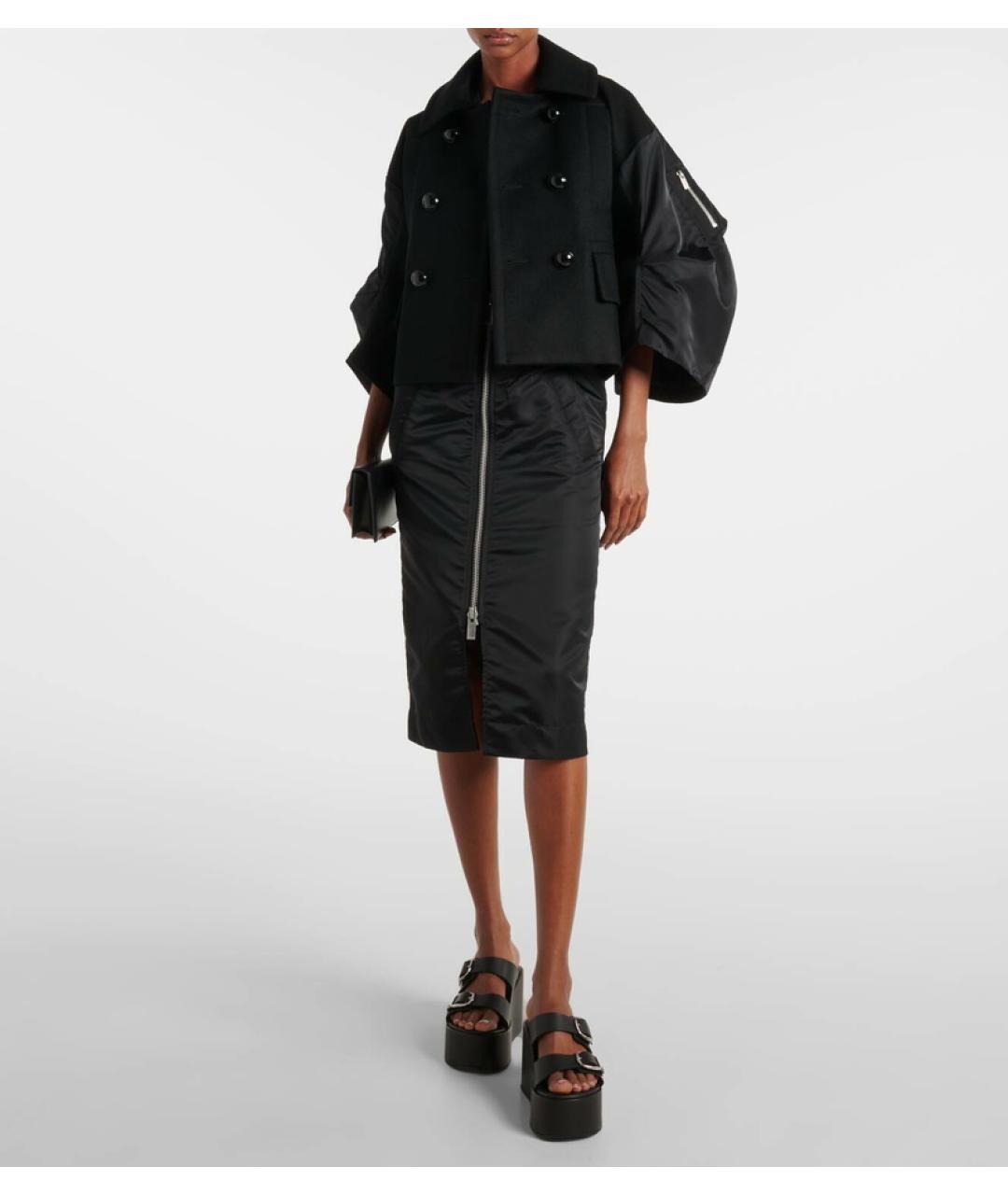SACAI Черная куртка, фото 3