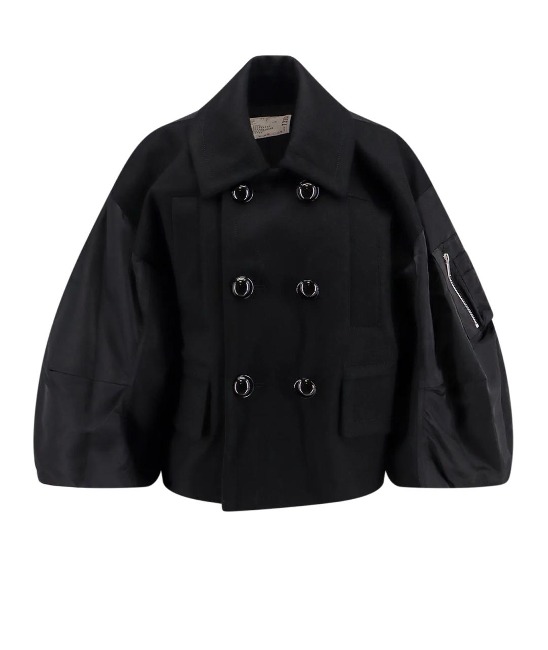 SACAI Черная куртка, фото 1