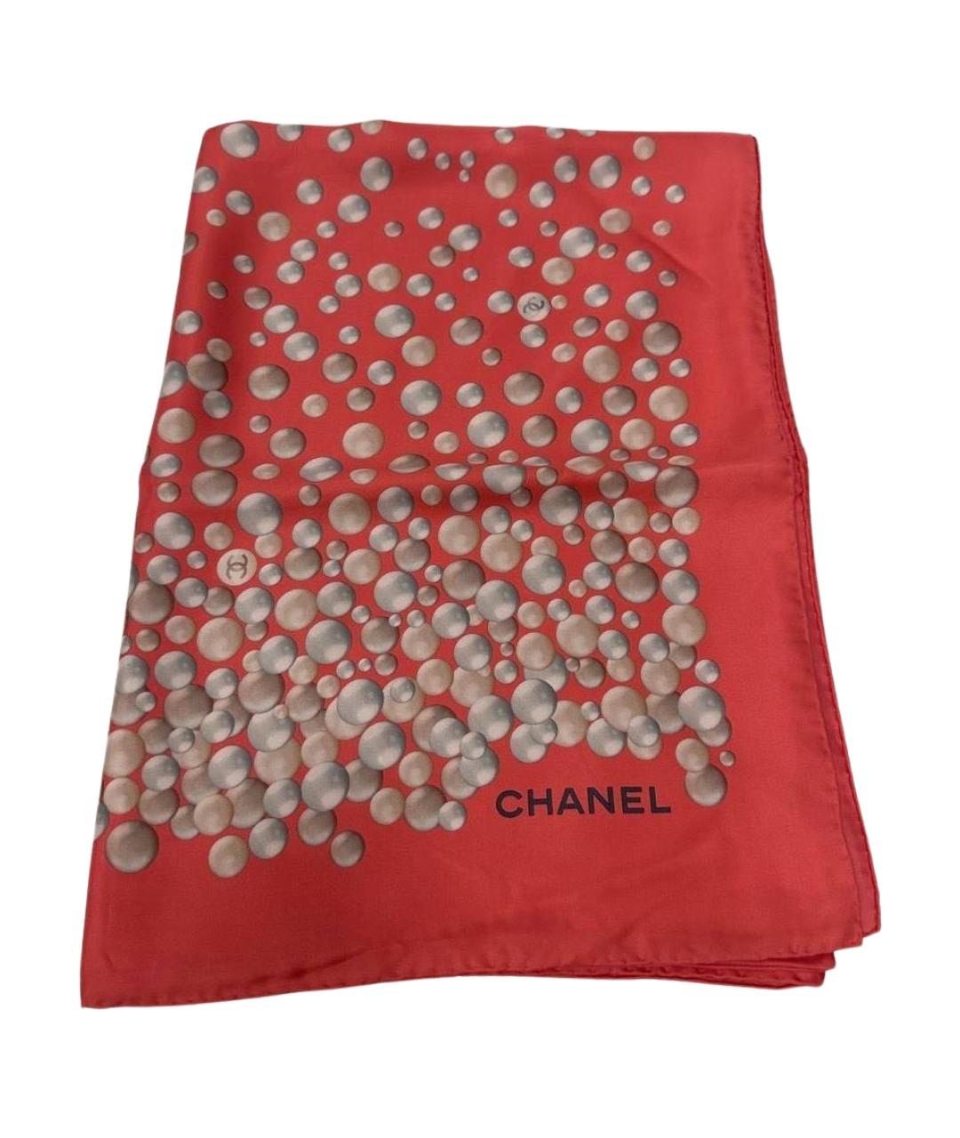 CHANEL Мульти шелковый платок, фото 1