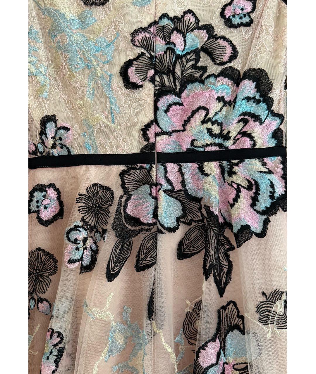 ELIE SAAB Розовое сетчатое вечернее платье, фото 4