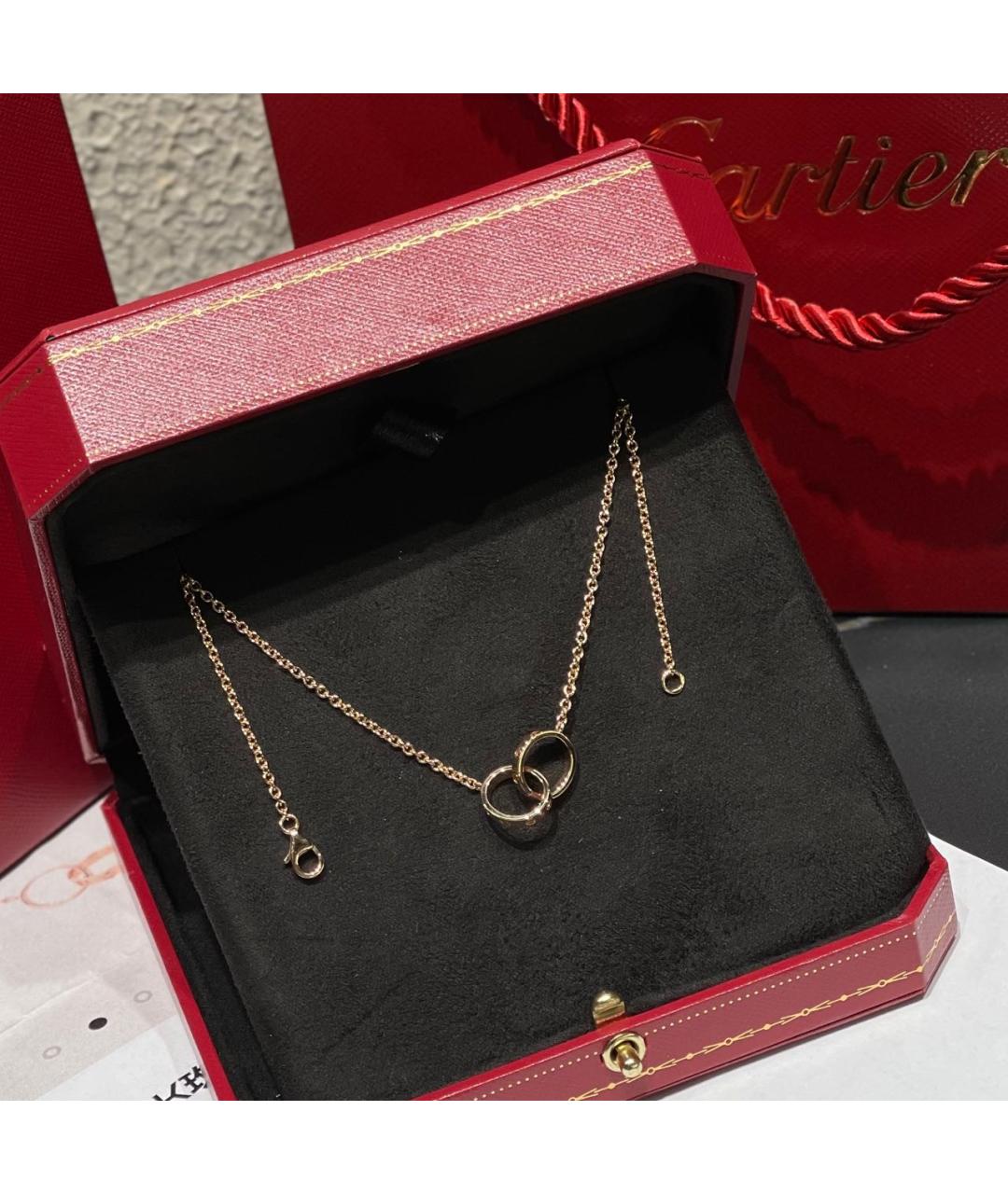 CARTIER Розовое колье из розового золота, фото 3