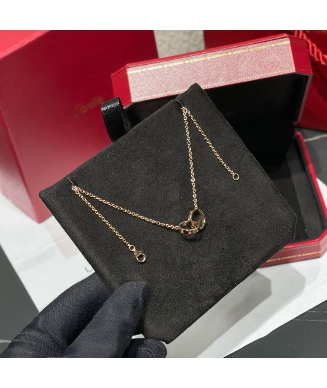 CARTIER Розовое колье из розового золота, фото 4