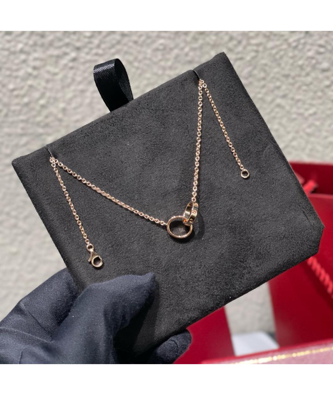 CARTIER Розовое колье из розового золота, фото 5