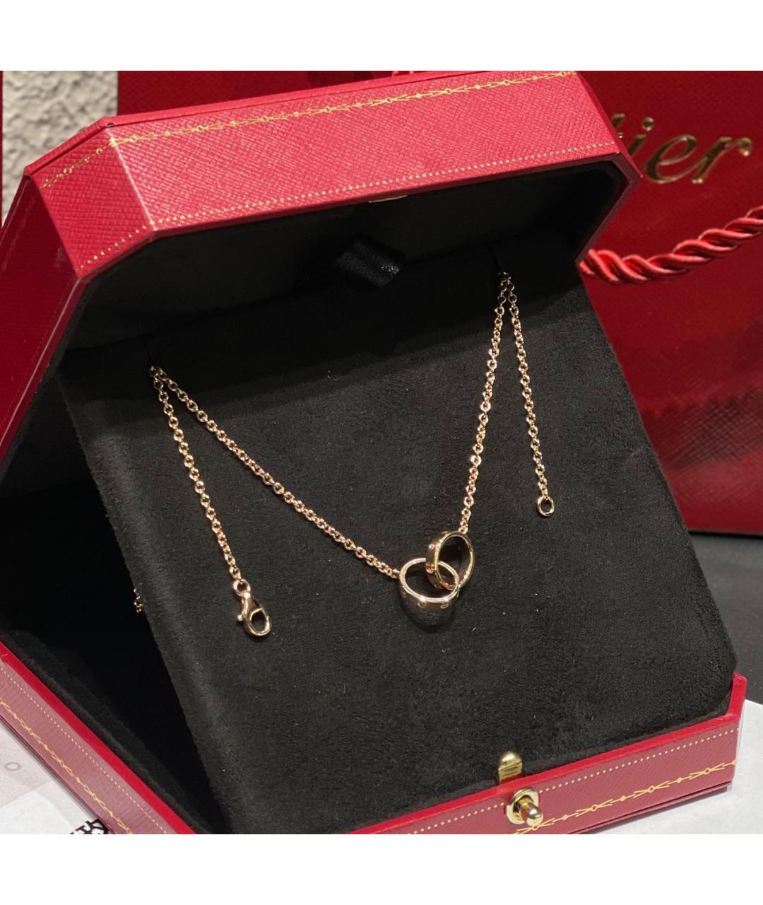 CARTIER Розовое колье из розового золота, фото 2