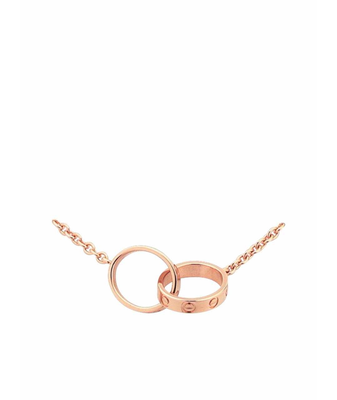 CARTIER Розовое колье из розового золота, фото 1