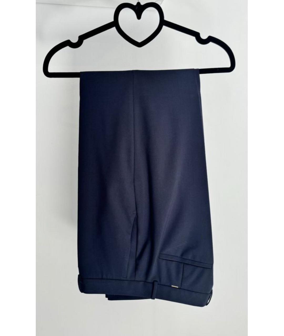 HUGO BOSS Темно-синий ацетатный костюм с брюками, фото 3