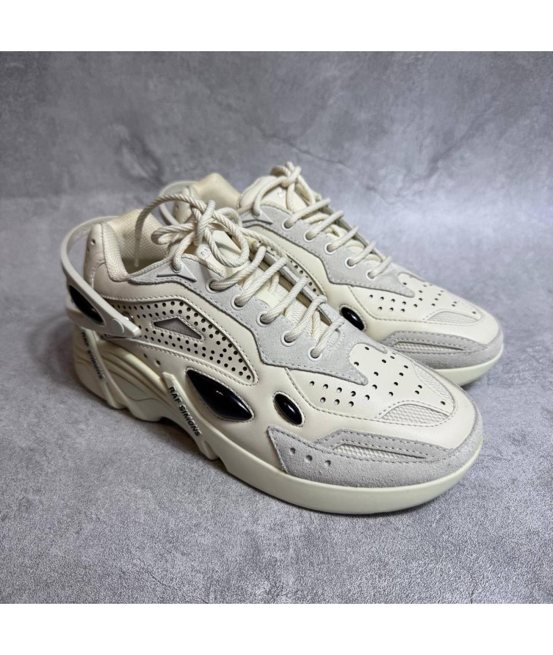 RAF SIMONS Бежевые низкие кроссовки / кеды, фото 2
