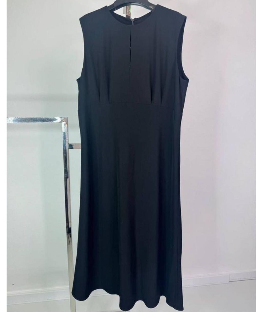 MAX MARA Синее шерстяное повседневное платье, фото 8