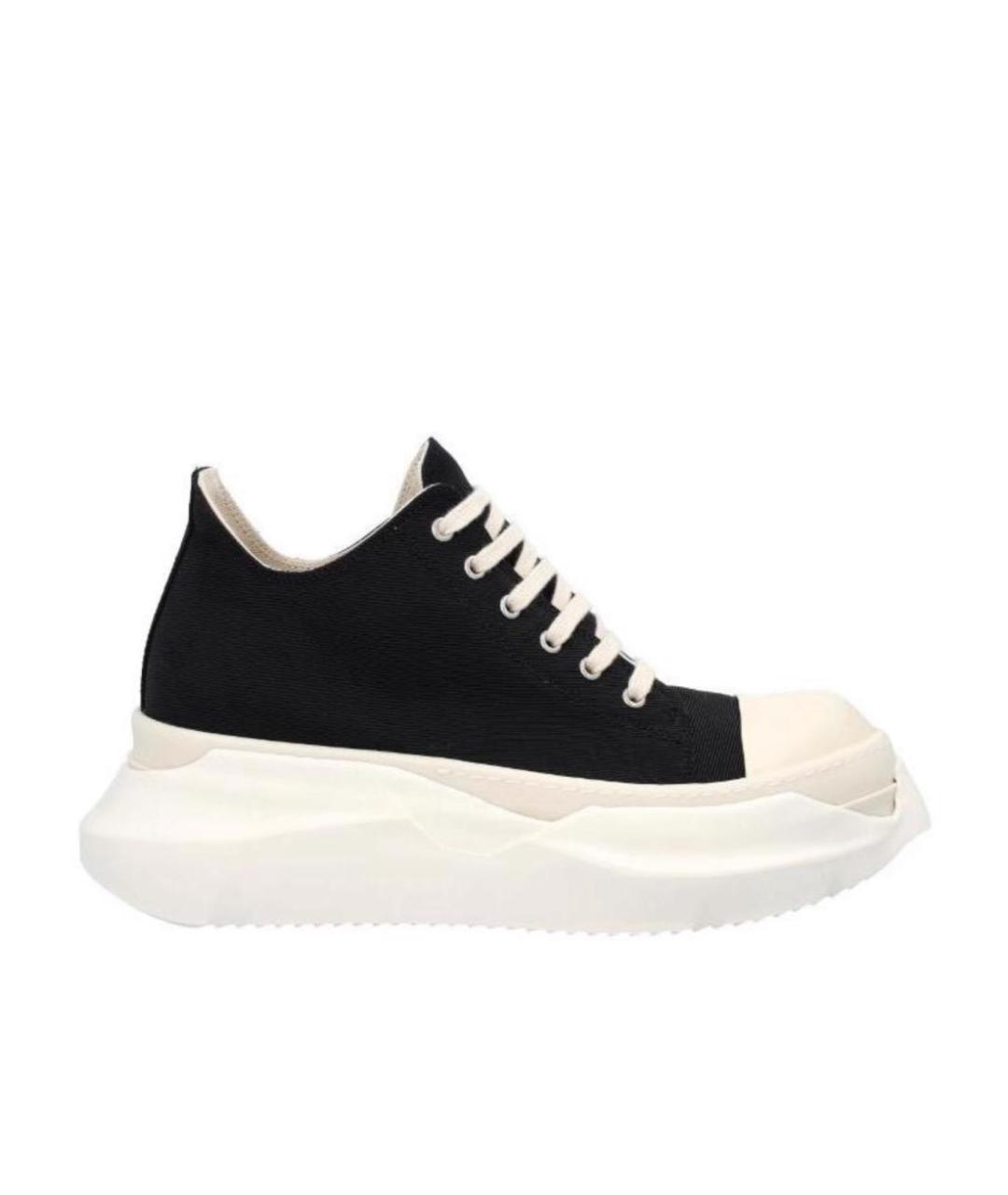 RICK OWENS DRKSHDW Черные низкие кроссовки / кеды, фото 5
