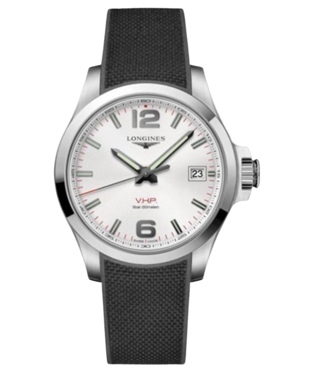 LONGINES Серебряные стальные часы, фото 1