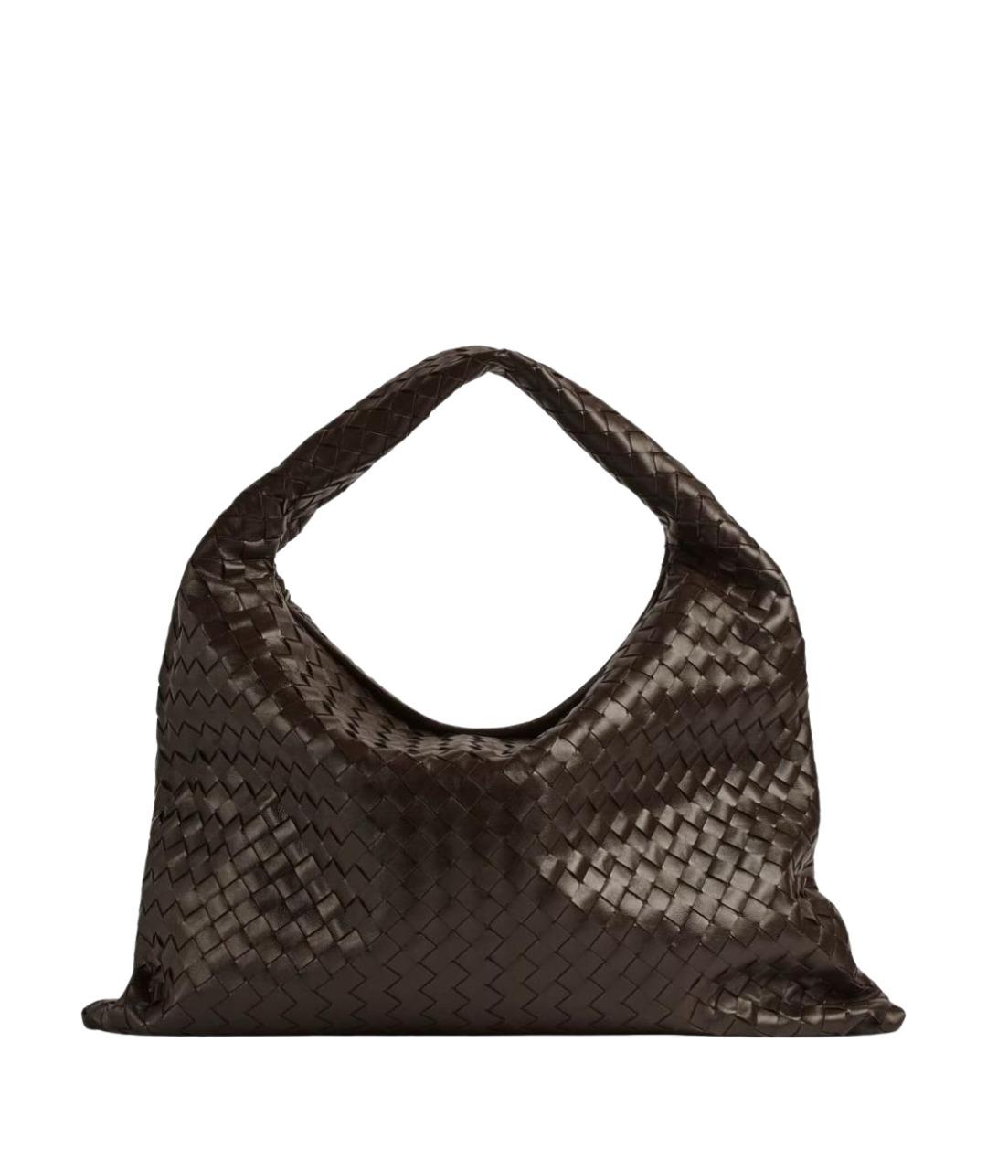 BOTTEGA VENETA Коричневая кожаная сумка через плечо, фото 1