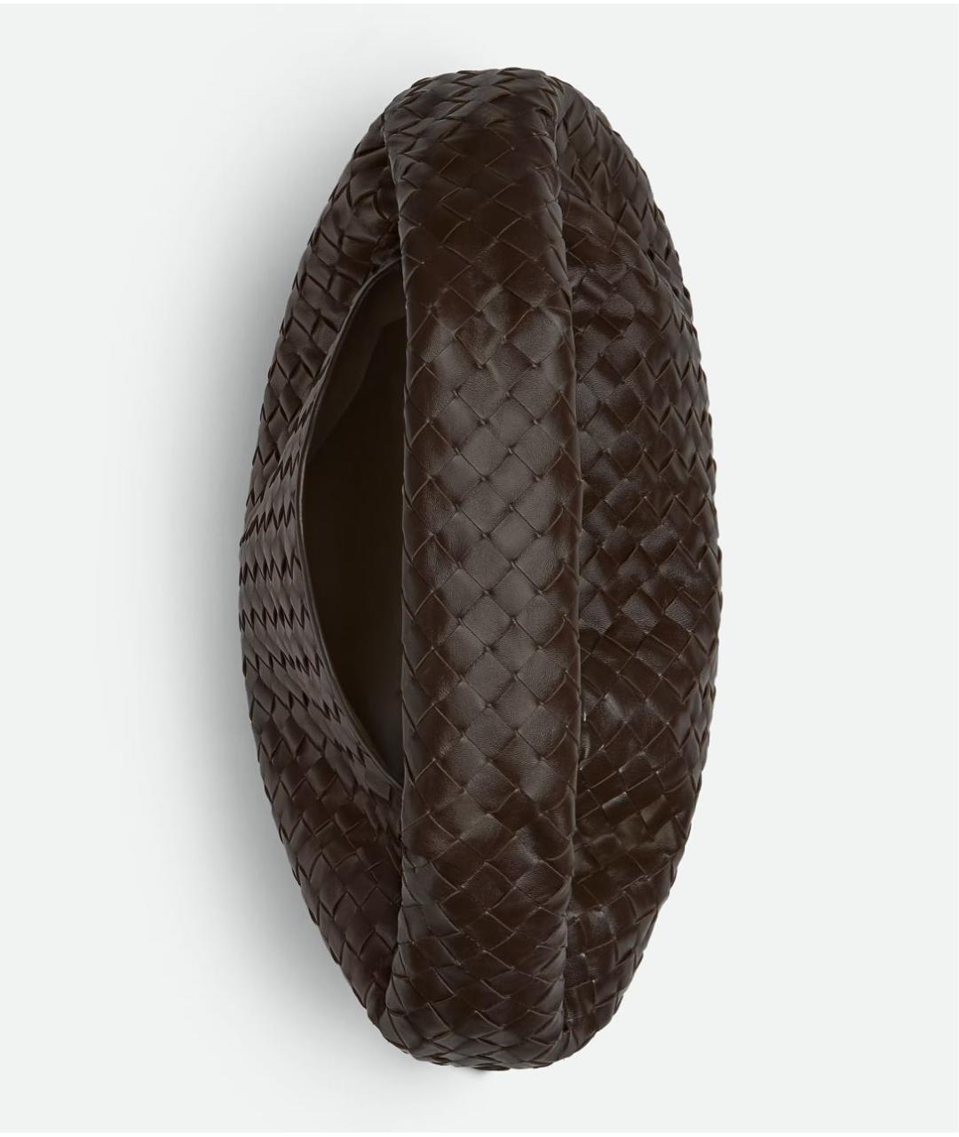 BOTTEGA VENETA Коричневая кожаная сумка через плечо, фото 3