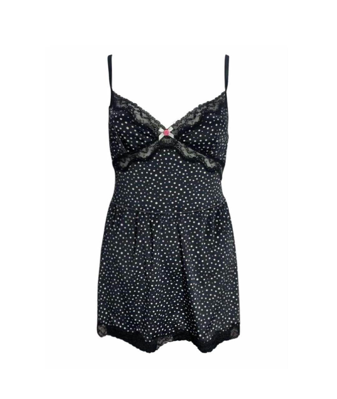 DOLCE&GABBANA Черная полиэстеровая майка, фото 1