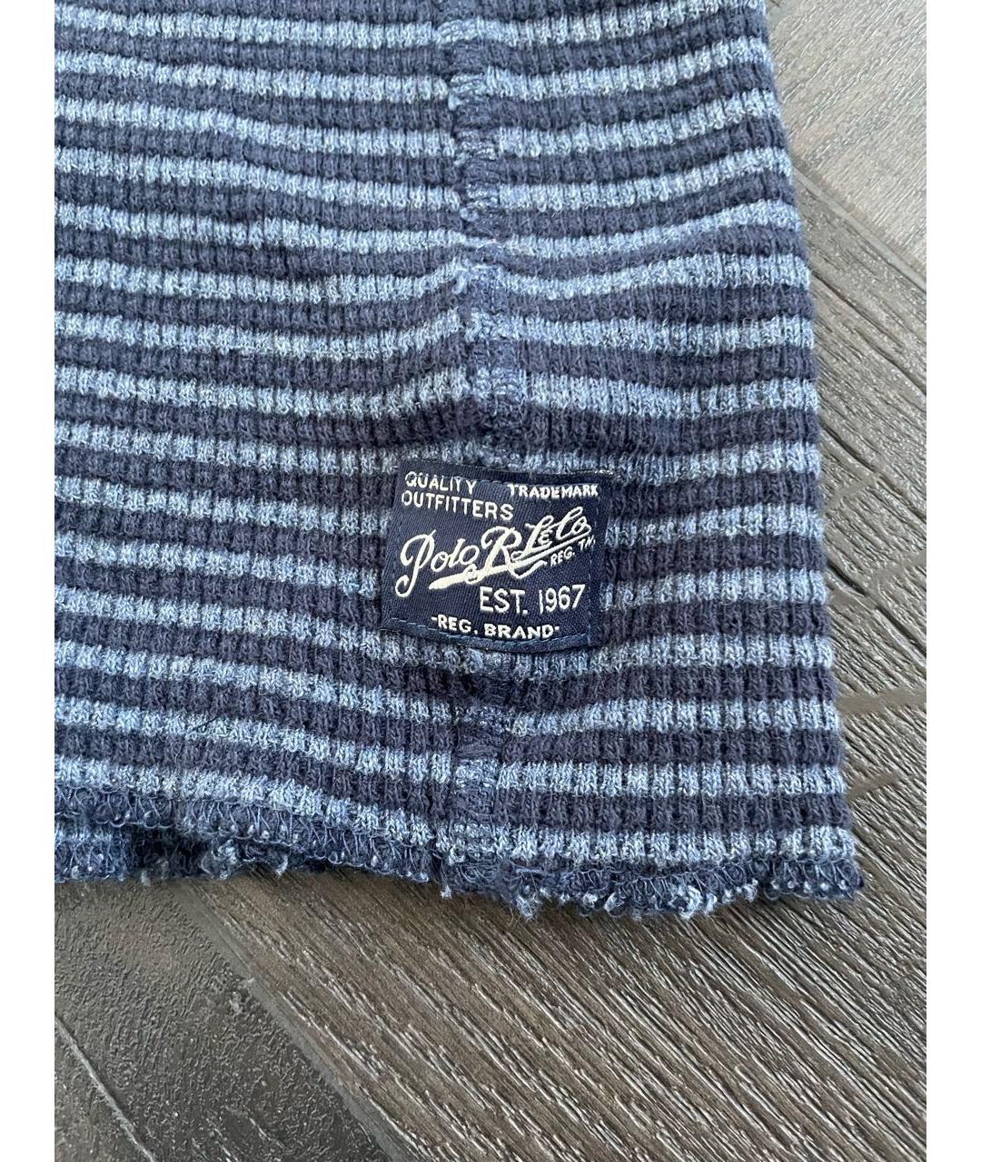 POLO RALPH LAUREN Темно-синий хлопковый джемпер / свитер, фото 3