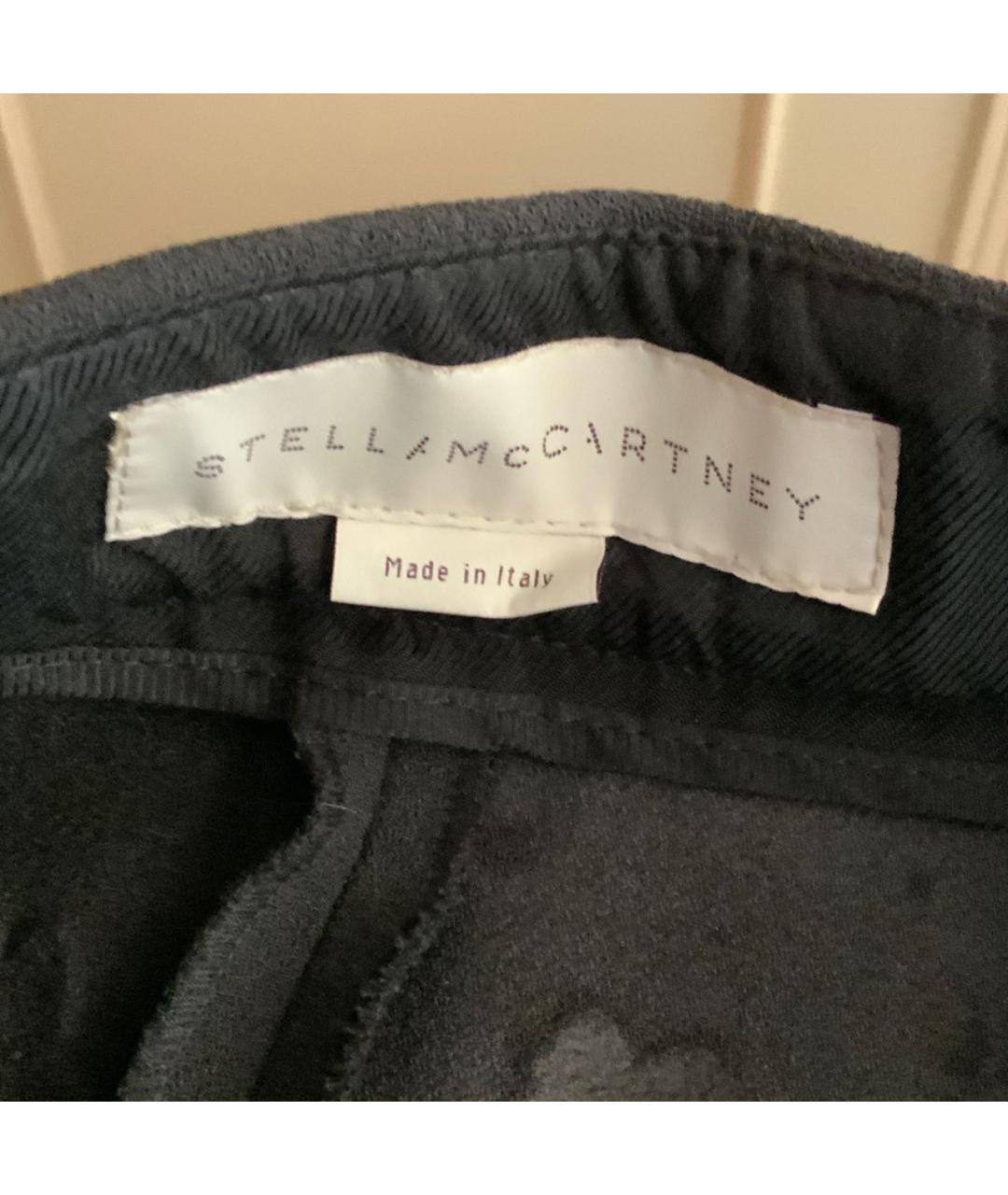 STELLA MCCARTNEY Черная шерстяная юбка миди, фото 3