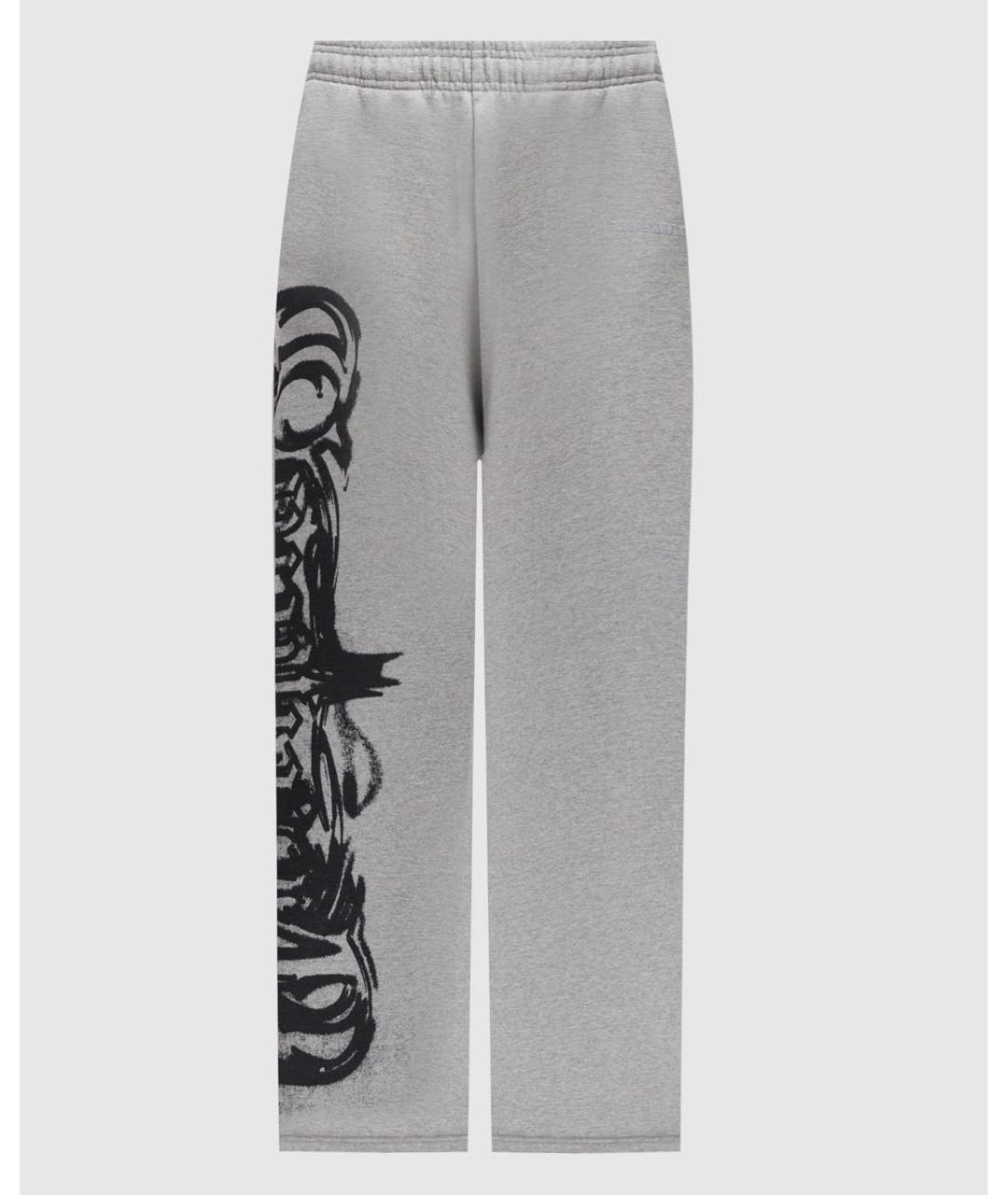 VETEMENTS Серые хлопковые повседневные брюки, фото 6