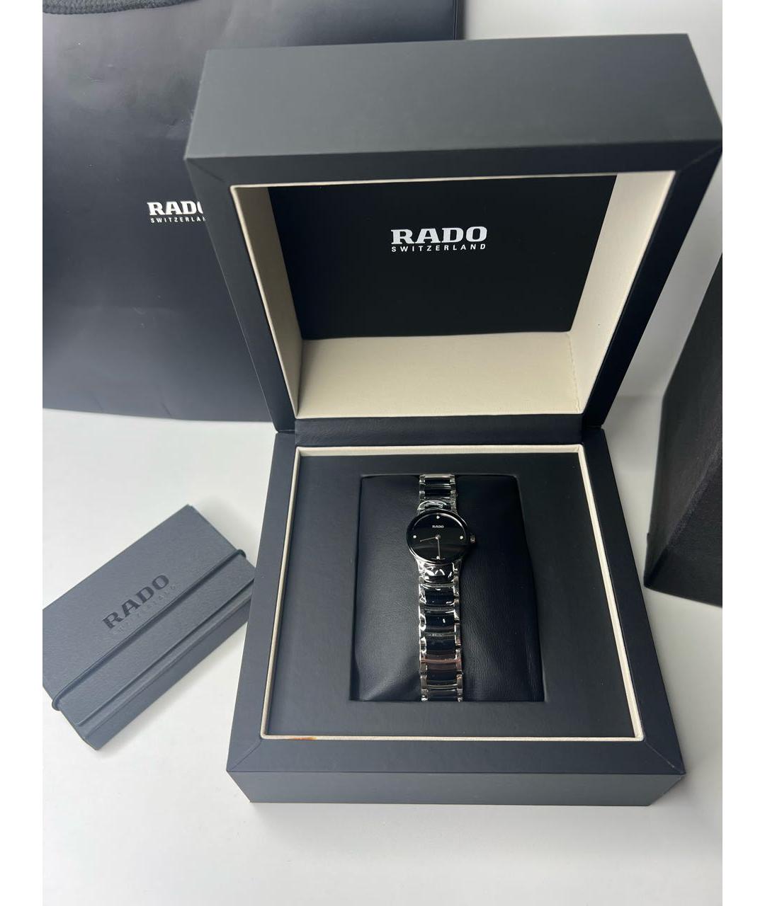 RADO Черные часы, фото 4