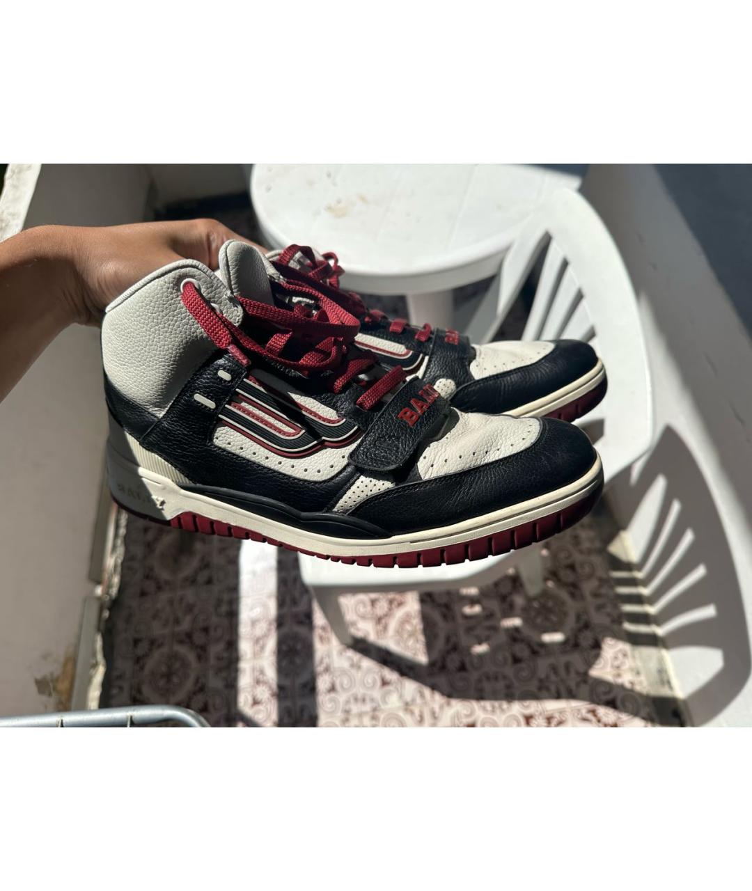 BALLY Мульти кожаные высокие кроссовки / кеды, фото 2