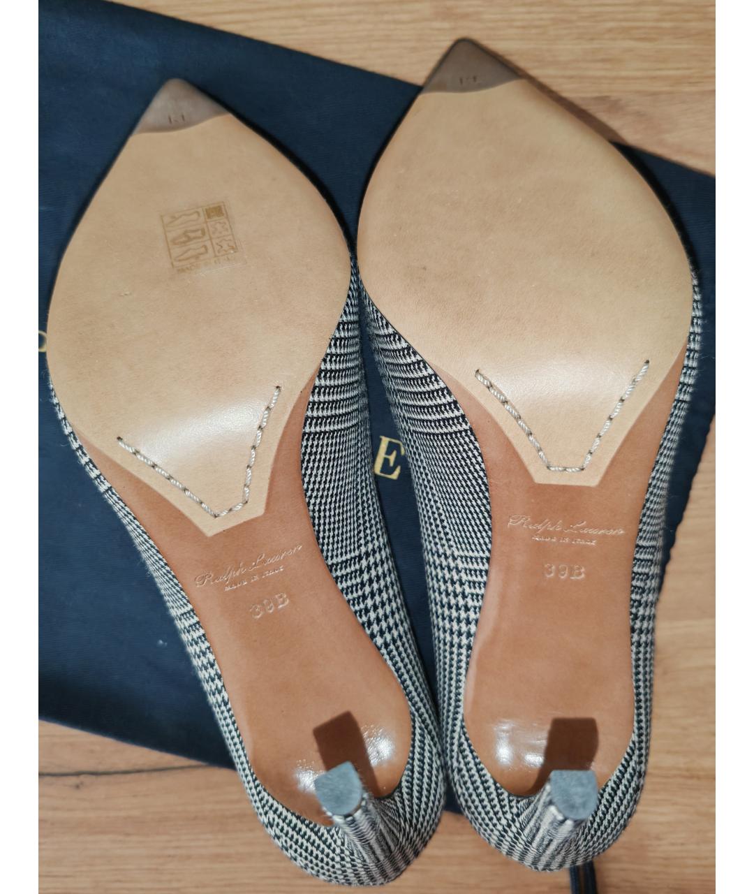 RALPH LAUREN Текстильные туфли, фото 5