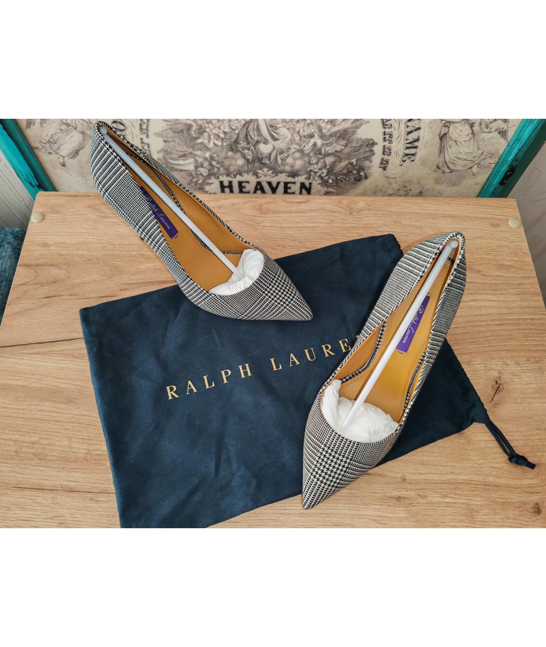 RALPH LAUREN Текстильные туфли, фото 4