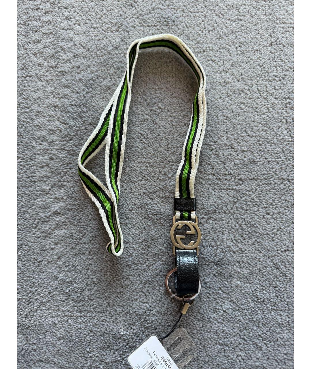 GUCCI Зеленый брелок, фото 5