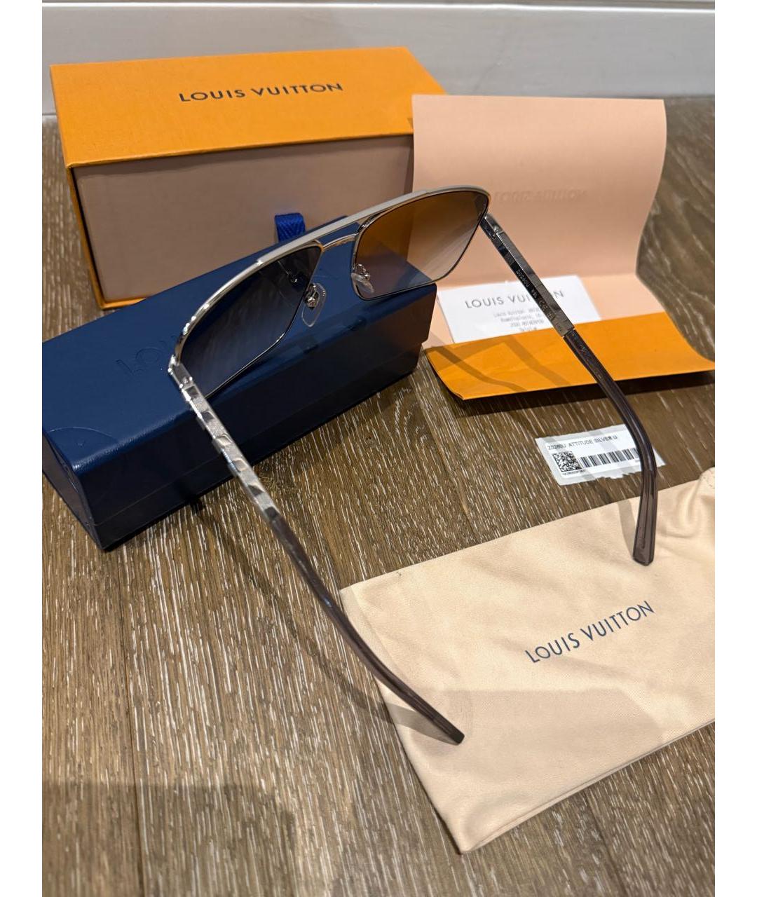 LOUIS VUITTON Металлические солнцезащитные очки, фото 3