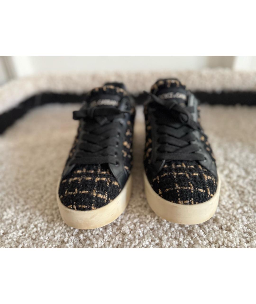 DOLCE&GABBANA Черные кеды, фото 2