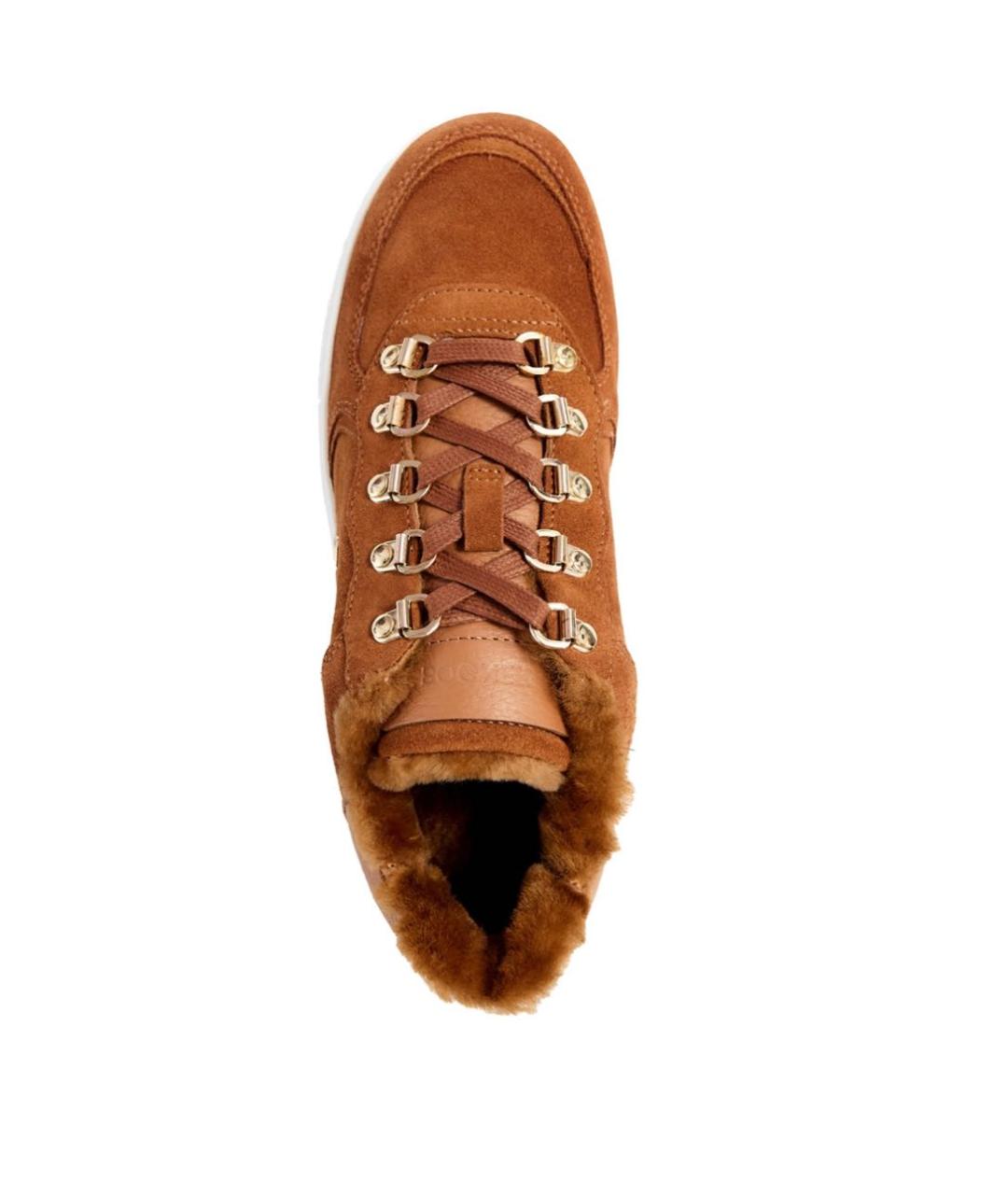 BOGNER Коричневые замшевые кеды, фото 3