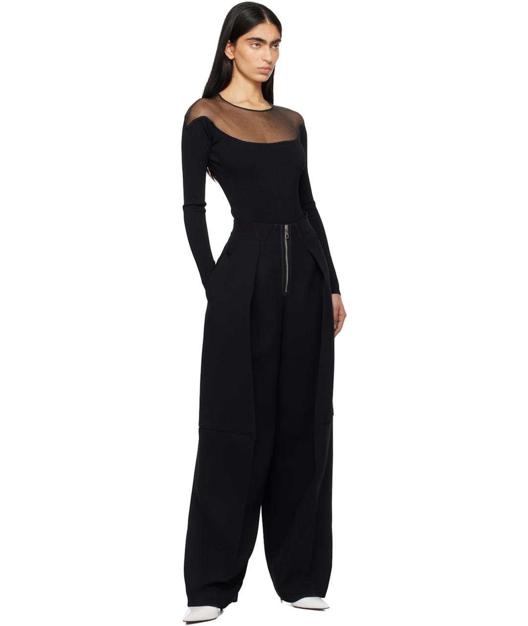 MUGLER Черное боди, фото 6