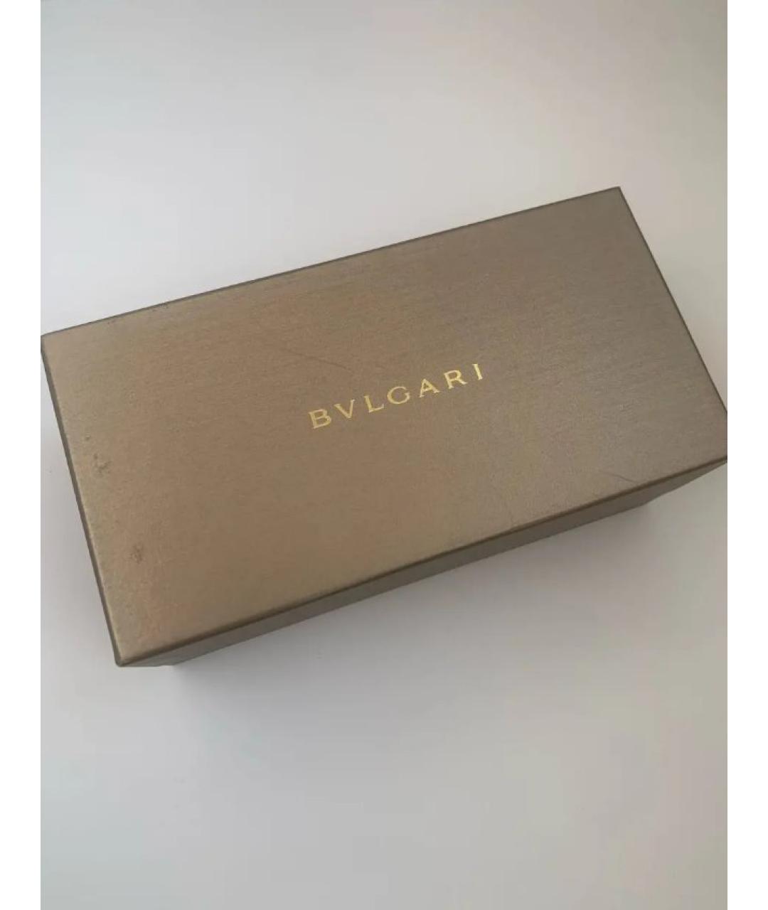 BVLGARI Коричневые пластиковые солнцезащитные очки, фото 4