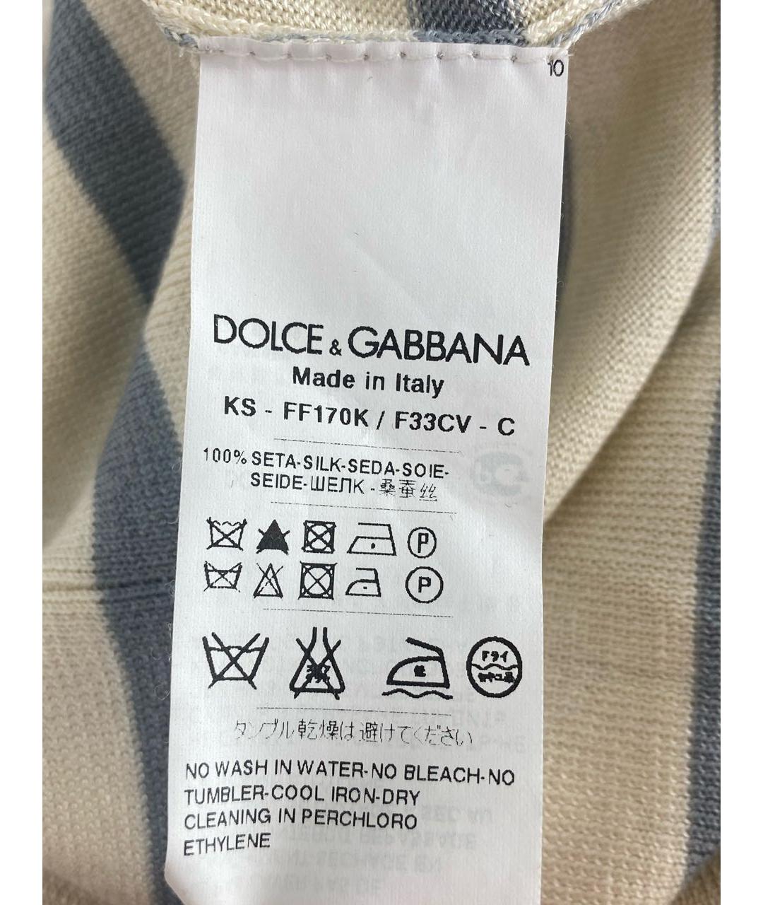 DOLCE&GABBANA Шелковый джемпер / свитер, фото 6