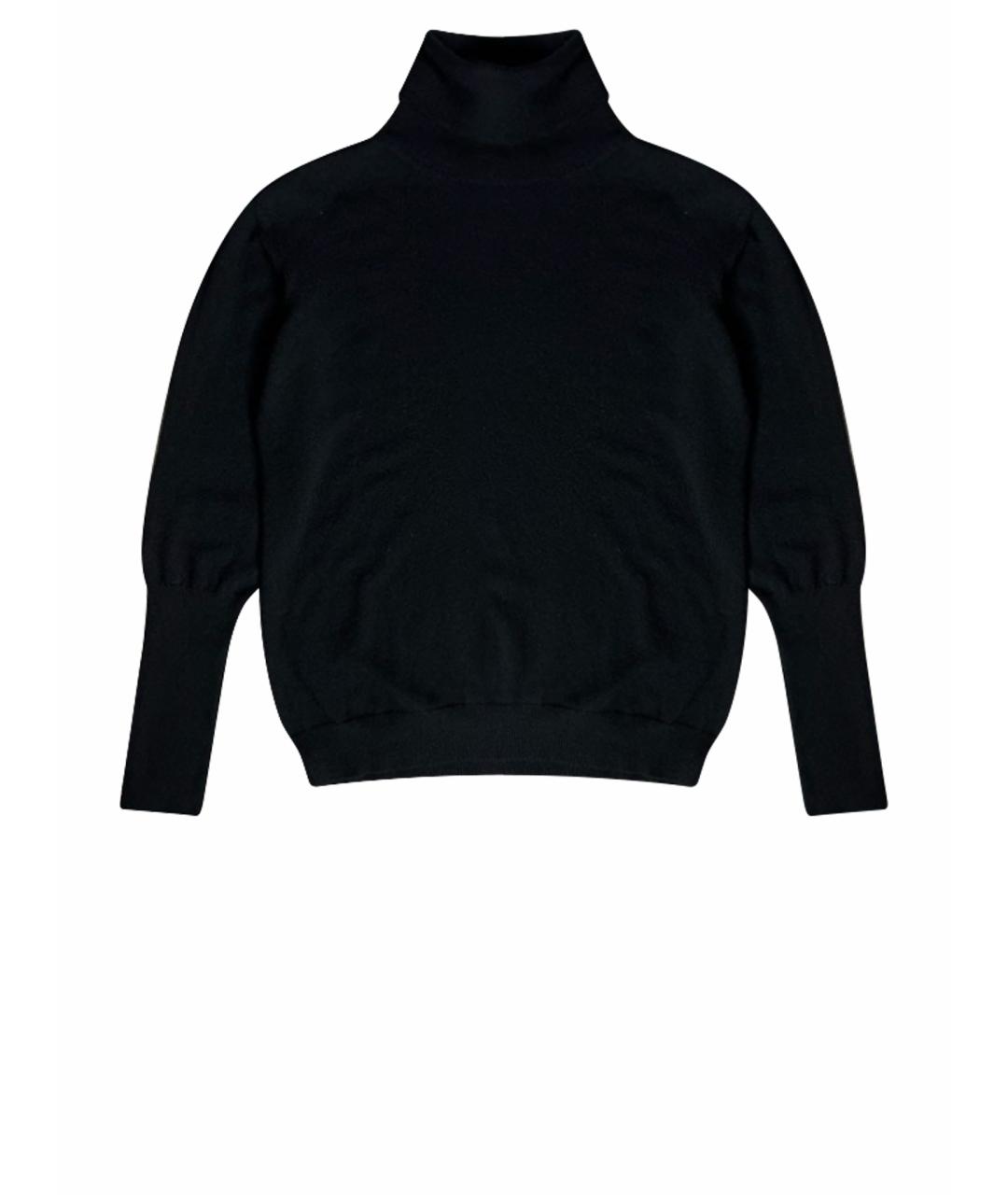 JIL SANDER Черная шерстяная водолазка, фото 1