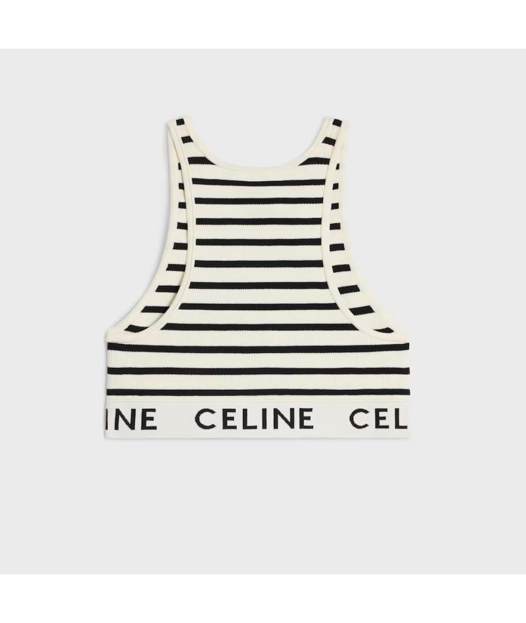 CELINE Бежевая майка, фото 2