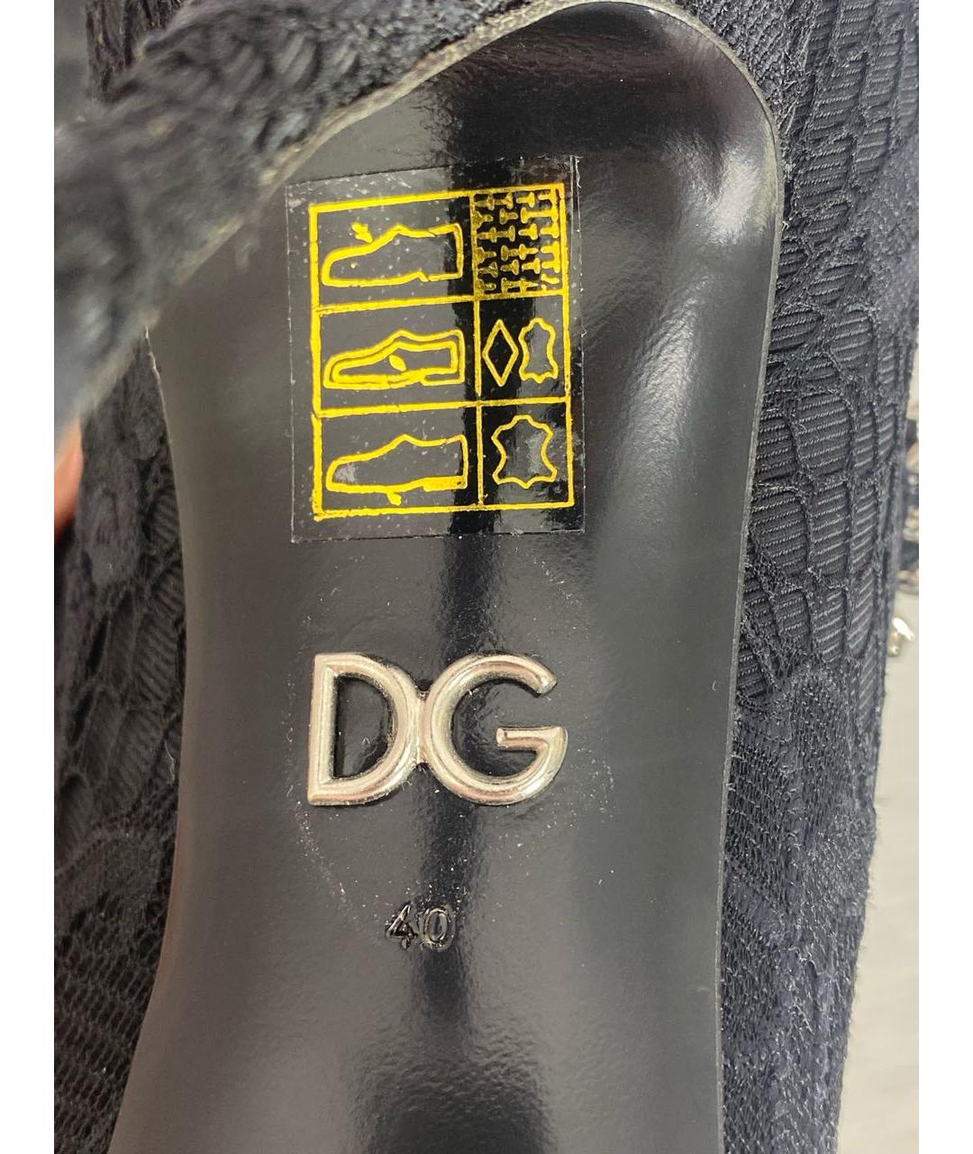 DOLCE&GABBANA Черные туфли, фото 6